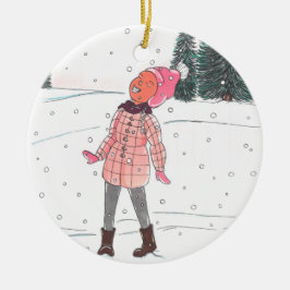 Winter  Bliss Keramik Ornament