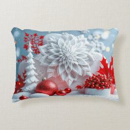 Winter Blossom Composition Dekokissen