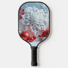 Winter Blossom Composition Pickleball Schläger