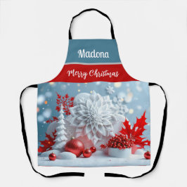 Winter Blossom Composition Schürze