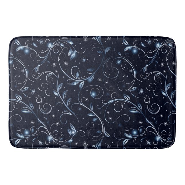 Winter Blue Bath Mat Badematte (Vorderseite)