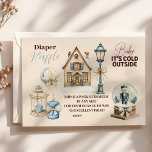 Winter Blue Christmas Holiday Diapper Raffle Begleitkarte<br><div class="desc">Fügen Sie Ihrer Babydusche eine festliche Touch mit unserer "Woodland Winterweihnachtskarte". Diese bezaubernde Karte lädt die Gäste zu einer Windelraffe ein, bei der die gemütliche Atmosphäre eines Winterwaldes nahtlos mit dem fröhlichen Weihnachtsgeist vermischt wird. Features: Whimsical Design: Die Gehege-Karte zeigt eine reizvolle Waldlandschaft mit schneebedeckten Bäumen, verspielten Waldtieren und festlichen...</div>