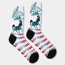 Winter Blue Christmas Ornaments Ristorante La Lanc Socken