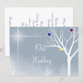 Winter Blue Gay/Lesben Einladung zur Hochzeit