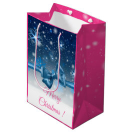 Winter Blue Mittlere Geschenktüte