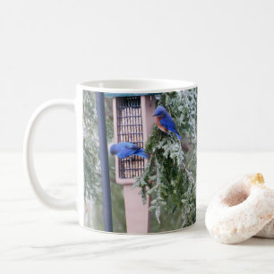 Winter Bluebirds Tasse