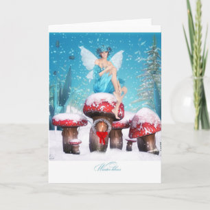 Winter-Blues Feiertagskarte