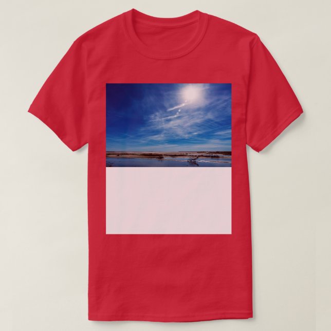 Winter-Blues in der National Wildlife Refu T-Shirt (Design vorne)