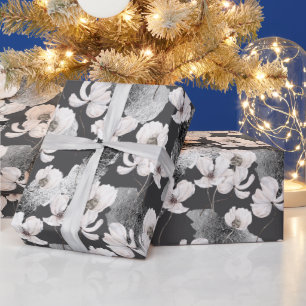 Winter Blume Botanische Weihnachtsfeiertage Geschenkpapier