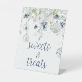Winter Blume Dusche Süßigkeiten & Leckereien Sockelschild