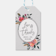 Winter Blume Kranz "Liebe & Dank" Liebesmarken