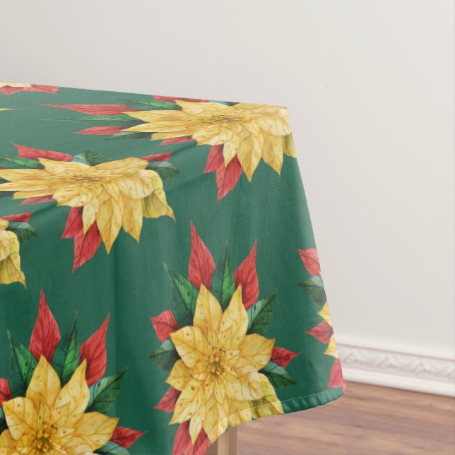 Winter Blume Pattern Tablecloth Tischdecke (Beispiel)