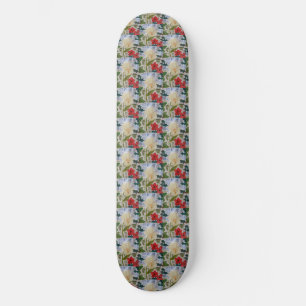Winter-Blume und Holly-Skateboard Skateboard