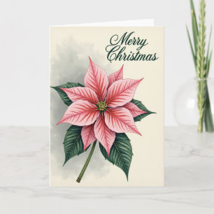 Winter-Blüten-Weihnachtskarte Karte