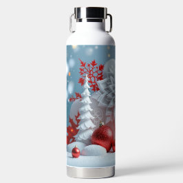 Winter-Blütenkomposition Trinkflasche