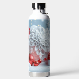 Winter-Blütenkomposition Trinkflasche