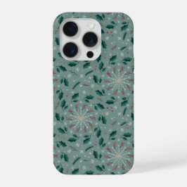 Winter Botanical Snowflake IPhone Case iPhone 15 Pro Hülle