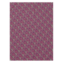Winter Botanicals Rustic Burgundy Christmas Tischdecke