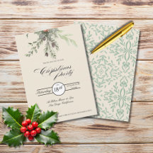 Winter Botanicals Weihnachtsfeier Foliage Party