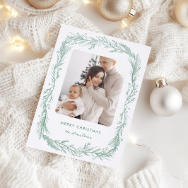 Winter Botanik Grünzeug Blätter Beeren Weihnachten
