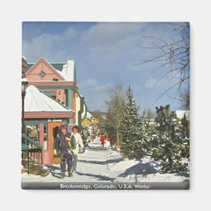 Winter Breckenridges, Colorado, USA Magnet