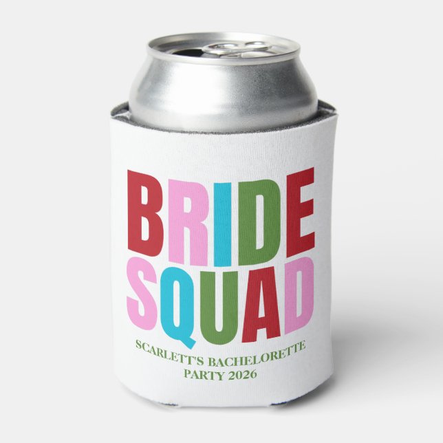 Winter Bride Squad Junggeselinnen-Abschied Dosenkühler (Kanne Vorderseite)