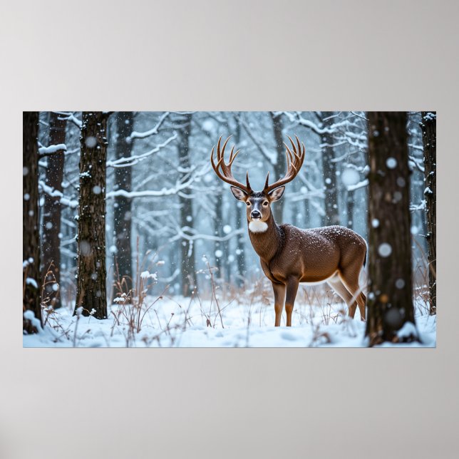 Winter Buck Poster (Vorne)