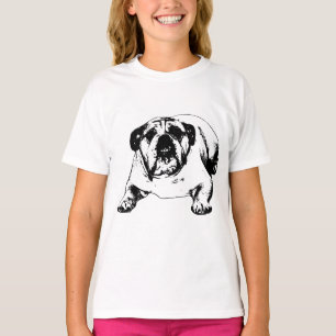 Winter-Bulldog-Pose T-Shirt