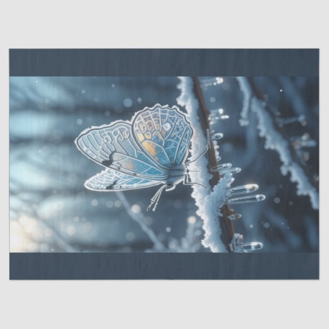 Winter Butterfly Seidenpapier (Vorderseite)
