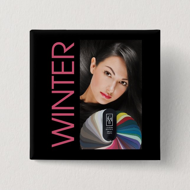 Winter-Button Button (Vorderseite)