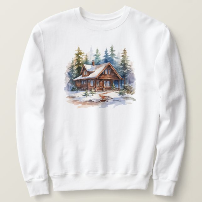 Winter Cabin Sweatshirt (Design vorne)