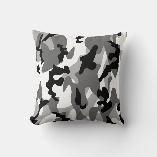 Winter-Camouflage Kissen (Vorderseite)