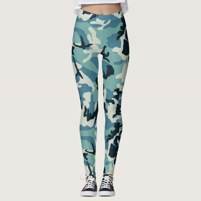 Winter-Camouflage Leggings (Vorderseite)