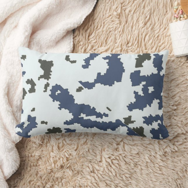 Winter Camouflage Lendenkissen (Decke)