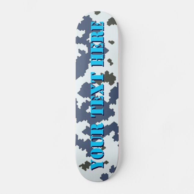 Winter Camouflage Skateboard (Vorderseite)
