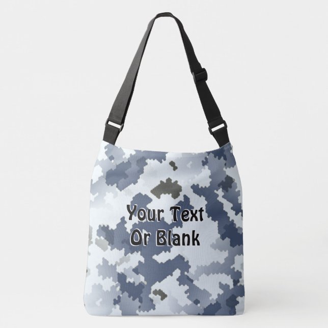 Winter Camouflage Tragetaschen Mit Langen Trägern (Vorderseite)