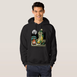 Winter Camping Banana Hoodie