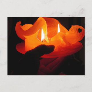 Winter candle Photo: Colette CHG Postkarte