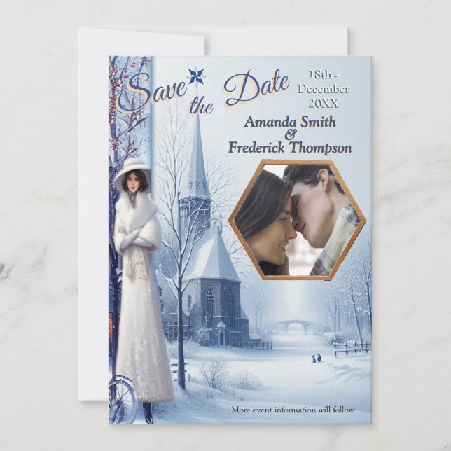 Winter Celebrations in Amsterdam Einladung (Vorderseite)