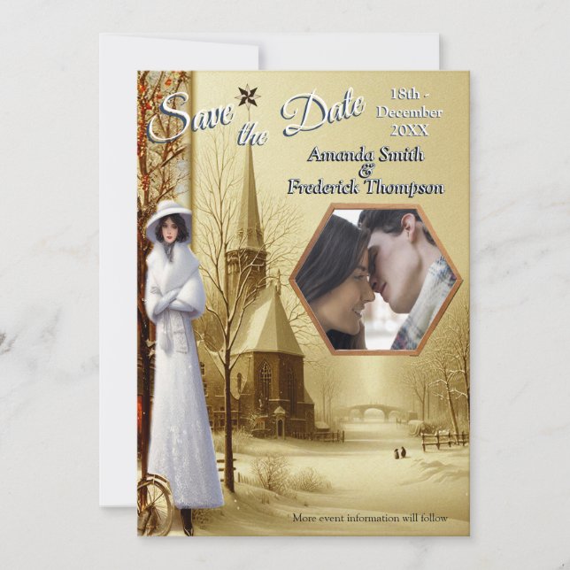 Winter Celebrations in Amsterdam Einladung (Vorderseite)