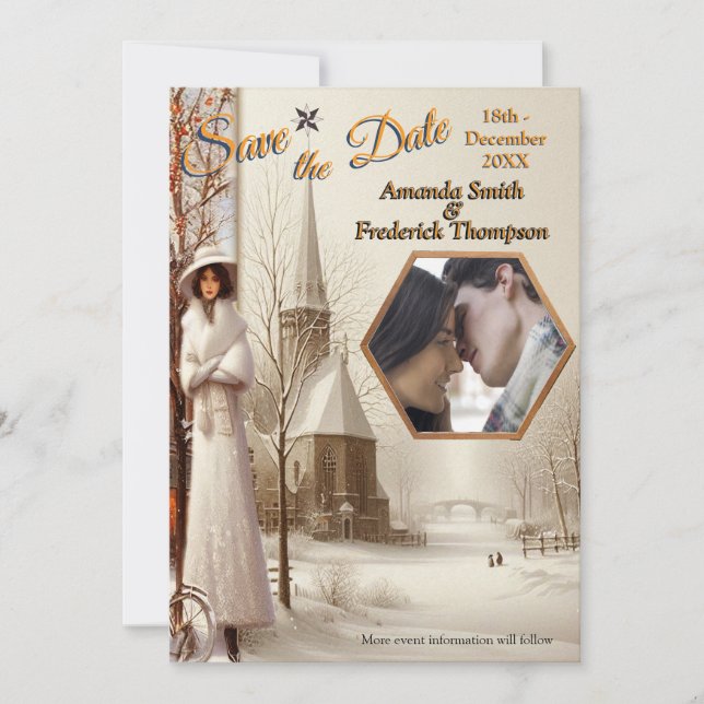 Winter Celebrations in Amsterdam Einladung (Vorderseite)