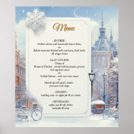 Winter Celebrations in Amsterdam Poster