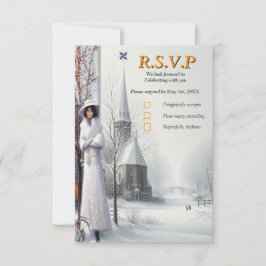 Winter Celebrations in Amsterdam RSVP Karte
