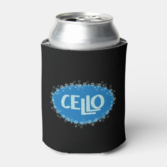 Winter Cello Dosenkühler (Kanne Vorderseite)