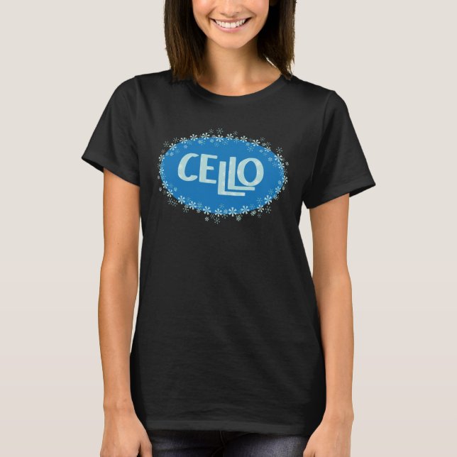 Winter Cello T-Shirt (Vorderseite)