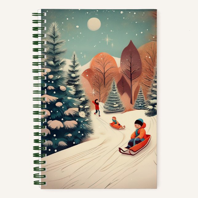 "Winter Cheer" Journal Notizbuch (Vorderseite)