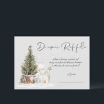 Winter Christmas Baby Dusche Windelwaschmaschine K Einladung<br><div class="desc">Die Winter Christmas Baby Shower Diaper Raffle Card ist Teil der Winter Baby Shower Kollektion. Dieses Produkt enthält Weihnachtsbaum,  Schnee,  Weihnachtsgeschenke. Fertig meistens in Grautönen und Grün mit dekorativen Schriftart. Entdecken Sie mehr passende Produkte in unserem Shop.</div>