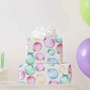Winter Christmas Baby Shower Geschenkpapier