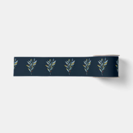 Winter Christmas Botany Bouquet Ripsband