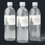 Winter Christmas Tree Baby Dusche<br><div class="desc">Entspannen Sie mit unserer Baby-Dusche,  die mit unserem charmanten Baby-Label "Cold Outside Baby Shower" bedruckt ist. Diese individuell gestaltbaren Etiketten sind mit bezaubernden Babymotiven geschmückt und sorgen für eine Touch Laune. Personalisieren Sie sich,  um eine angenehme Atmosphäre zu schaffen,  die Ihre Erfrischungen so schön wie erfrischend macht! BS563</div>